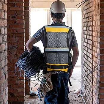 MELOTOUGH Tool Vest Reflective Safety Tool Vest with